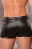 Saucy Black Boxer Shorts in S-M