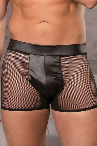 Saucy Black Boxer Briefs in S-M