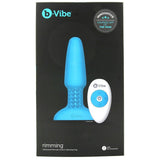 Remote Silicone Rimming Plug in Blue