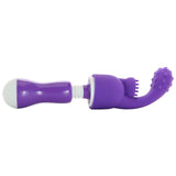 Mini Massager Set with 2 Attachments in Purple