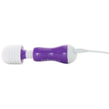 Mini Massager Set with 2 Attachments in Purple