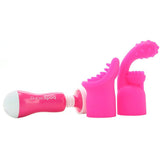 Mini Massager Set with 2 Attachments in Pink