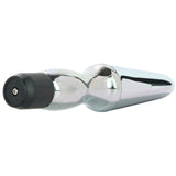 Vibrating Waterproof Anal Probe in Silver