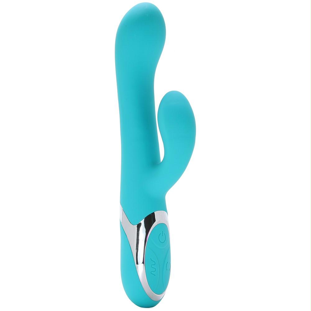 Enchanted Lover Rechargeable Rabbit Vibe in Teal