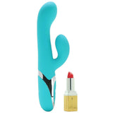 Enchanted Lover Rechargeable Rabbit Vibe in Teal