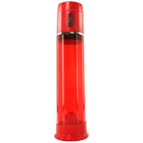 Advanced Fireman's Auto Penis Pump in Red