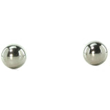 Metallic Weighted Steel Orgasm Balls in Silver