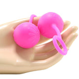 Posh Silicone "O" Balls in Pink