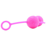 Posh Silicone "O" Balls in Pink