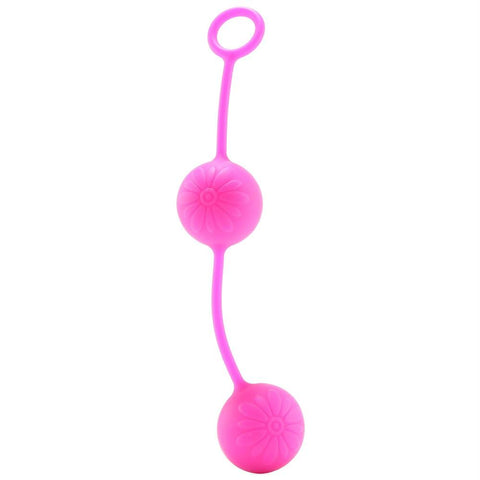 Posh Silicone "O" Balls in Pink