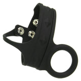 Silicone Tri-Snap Ball Spreader in Black