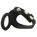 Silicone Tri-Snap Ball Spreader in Black