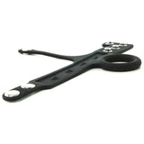 Silicone Tri-Snap Ball Spreader in Black
