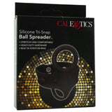 Silicone Tri-Snap Ball Spreader in Black