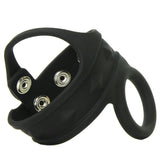 Silicone Tri-Snap Ball Spreader in Black