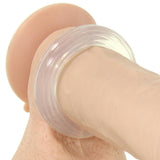 Medium Premium Silicone Cock Ring in Clear