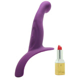 ME2 Vibrating Silicone Strap-On Probe in Purple