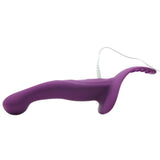 ME2 Vibrating Silicone Strap-On Probe in Purple