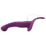 ME2 Vibrating Silicone Strap-On Ready Probe in Purple