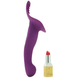 ME2 Vibrating Silicone Strap-On Ready Probe in Purple