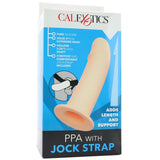 PPA Hollow Silicone Strap-On with Jock Strap in Ivory
