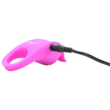 Silicone Rechargeable Teasing Enhancer in Pink