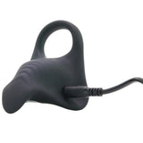 Silicone Remote Pleasurizer Ring in Black