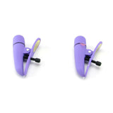 Nipplettes Vibrating Nipple Clamps in Purple