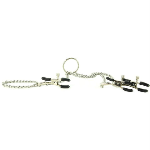 nipple play Triple Intimate Clamps in Silver