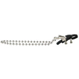 Beaded Nipple Clamps in Silver