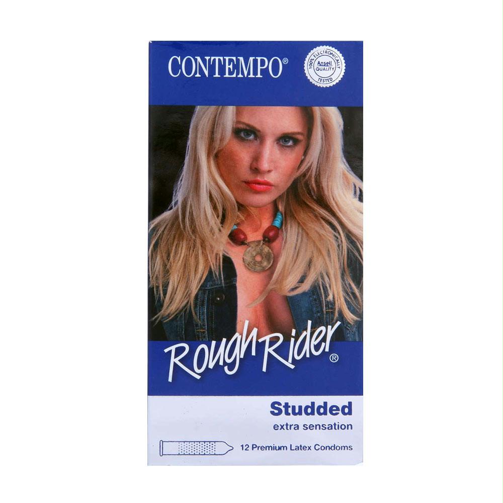 Rough Rider Studded Condoms in 3 Pack