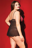 Extra Credit School Girl Babydoll in OSXL