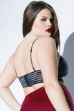 Forever Matte Elastic Wetlook Bra in OSXL