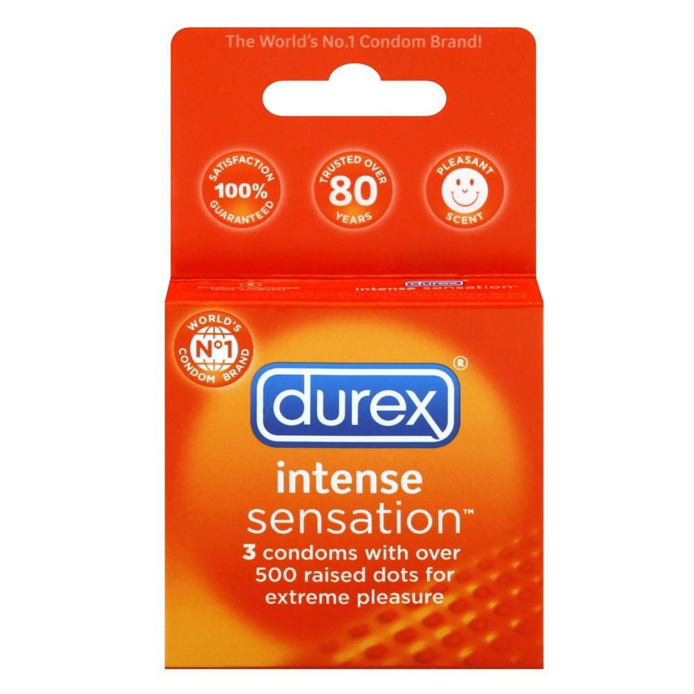Durex Intense Sensation Condoms in 3 Pack