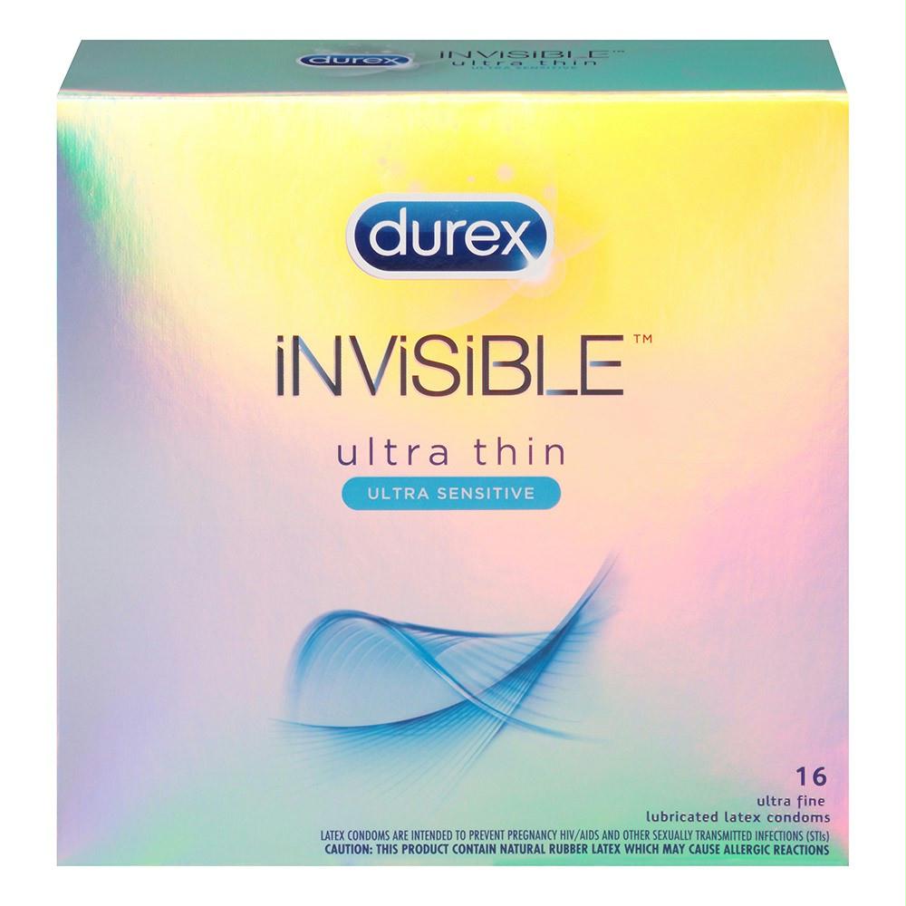 Durex Invisible Condoms in 16 Pack