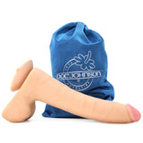 The Realistic 9 Inch Slim UR3 Vac-U-Lock Cock in White