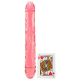 Crystal Jellies Double 12 Inch Dildo in Pink