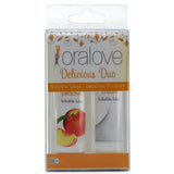 Oralove Delicious Duo Lickable Lubes in Peaches & Cream