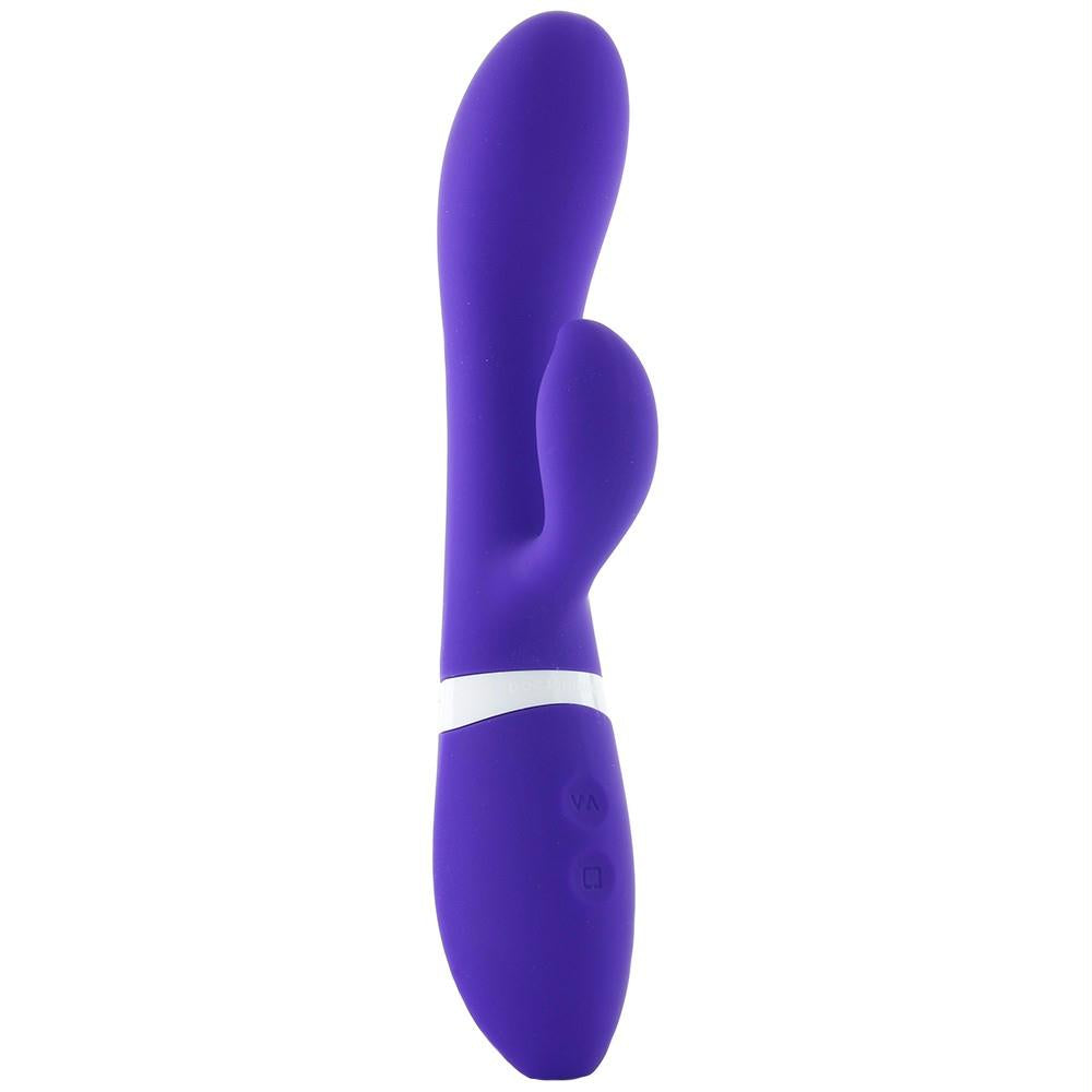 iRock Silicone Dual Stimulator Vibe in Purple