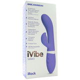 iRock Silicone Dual Stimulator Vibe in Purple