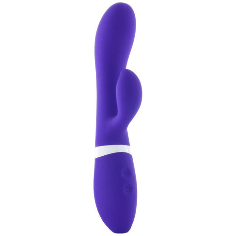 iRock Silicone Dual Stimulator Vibe in Purple