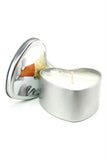 Edible Massage Oil Heart Candle 4.7oz-133g in Vanilla