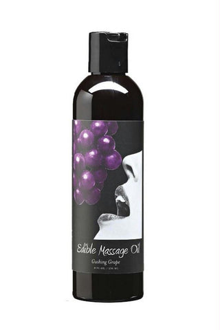 Edible Massage Oil 8oz-236ml in Gushing Grape