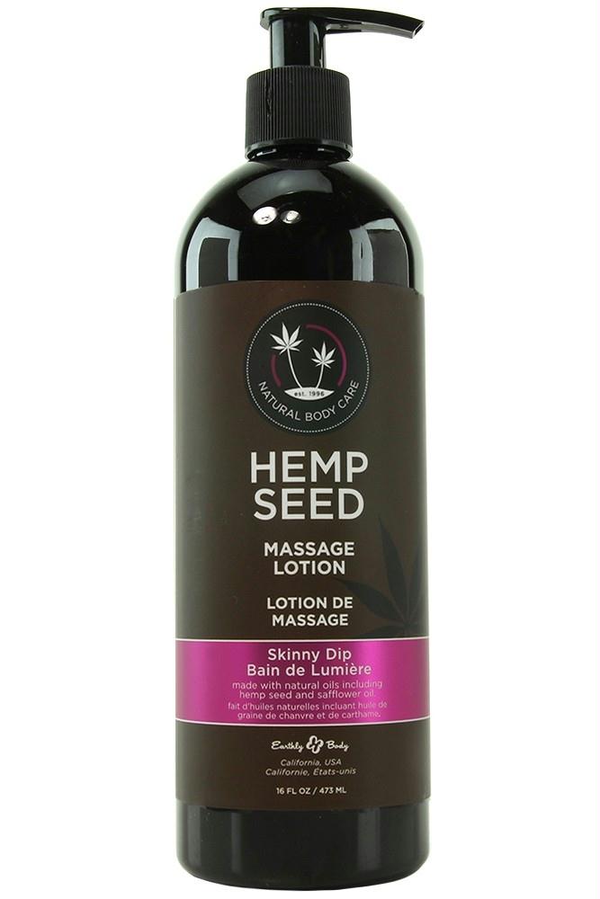 Skinny Dip Hemp Seed Massage Lotion in 16oz-473mL