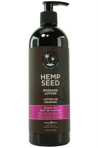 Skinny Dip Hemp Seed Massage Lotion in 16oz-473mL