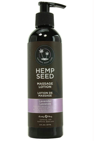 Lavender Hemp Seed Massage Lotion in 8oz-237mL