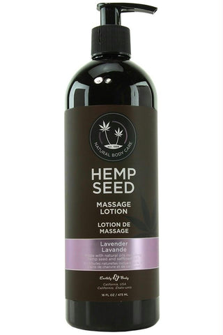 Lavender Hemp Seed Massage Lotion in 16oz-473mL