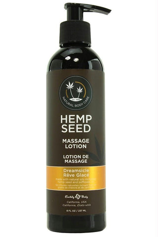 Dreamsicle Hemp Seed Massage Lotion in 8oz-237mL