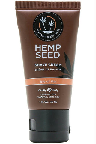 Isle of You Hemp Seed Shave Cream in 1oz-30ml