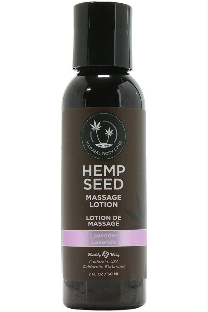 Lavender Hemp Seed Massage Lotion in 2oz-60ml